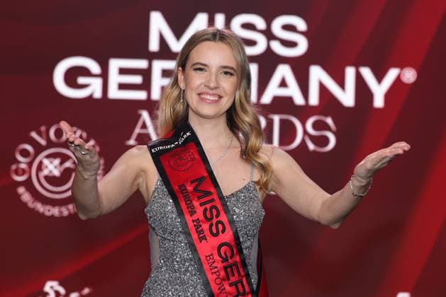 Miss Germany 2025 Valentina Busik Miss Germany 2025 Miss Germany Awards Final 2025 on 22 02 2025 at Europa Park Dome in Rust Baden Württemberg, Germany