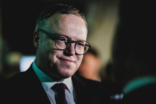 Mario Voigt, State Premier of Thuringia, recorded during the election evening after the Bundestag elections at the CDU in the Konrad Adenauer Haus in Berlin, 23 02 2025 According to initial forecasts, the CDU will be the strongest force in Berlin Germany Copyright: xFlorianxGaertnerx