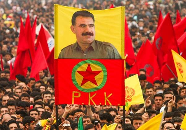 March 23, 2008, °Stanbul, Istanbul, Turkey: Abdullah Ocalan, the imprisoned leader of the PKK, called on the organization to lay down arms and dissolve itself. This statement is seen as a significant step towards ending the conflict between Turkey and the PKK, which has lasted for over 40 years. This call was made in parallel with recent positive steps towards peace taken by the Turkish government. These developments have the potential to significantly impact the dynamics of Turkey, Syria, and the broader Middle East. The image shows a scene from various demonstrations held by Kurds over the years, with a poster of Kurdish leader Abdullah Ocalan. °Stanbul Turkey - ZUMAs278 20080323_zip_s278_002 Copyright: xSerkanxSenturkx