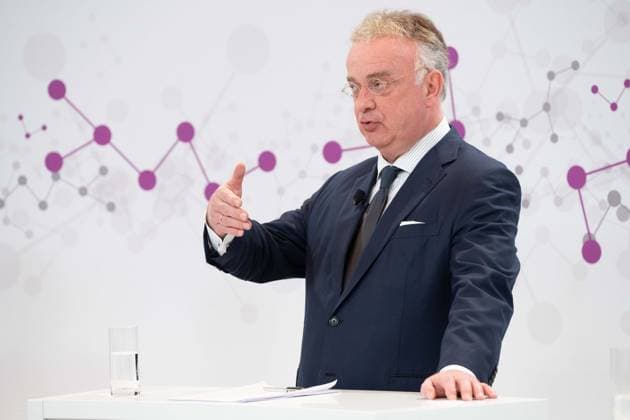Christian KULLMANN, Chairman of the Executive Board, CEO, Annual Press Conference of Evonik Industries AG in Essen, 05 03 2025