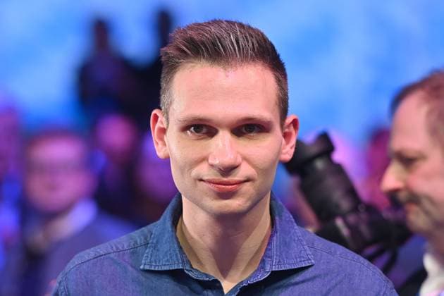 Fabian KOESTER from the ZDF Heute Show, single image, cropped single motif, portrait, portrait, portrait Political Ash Wednesday of the CSU on 05 03 2024 in the Dreilaenderhalle in Passau