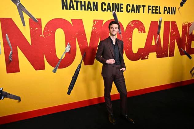 Jack Quaid at the premiere of the movie Novocaine Mr No Pain at the Paramount Theater Los Angeles, 10 03 2025 Foto:xD.xStarbuckx xFuturexImagex novocaine_5355