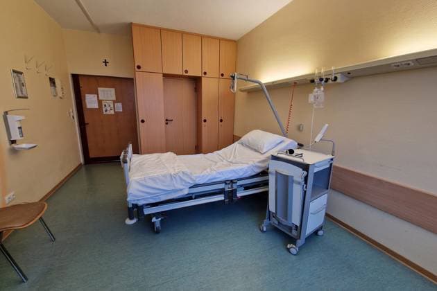 Hachenburg Theme photo illness, hospital, clinic, sick room, single room, 15 03 2025 Single room in the DRK Hospital Hachenburg Theme photo illness, hospital, clinic, sick room, single room, 15 03 2025 Copyright: xEibner-Pressefoto JuergenxAugstx EP_JAT