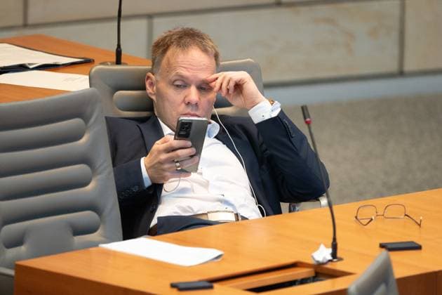 Dr Christian BLEX, AfD parliamentary group, 92nd session of the state parliament of North Rhine-Westphalia, in the state parliament of North Rhine-Westphalia NRW, Duesseldorf on 27 03 2025,