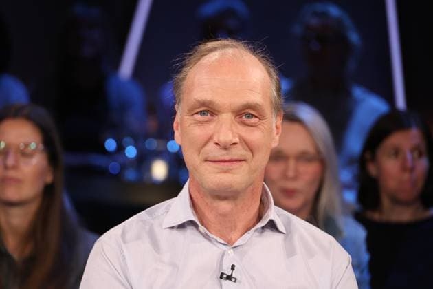 Martin Brambach, actor and author, guest on the NDR Talk Show, photo session on 4 4 2025 before the broadcast on the 3 program of NDR television, Hamburg Lokstedt television studio