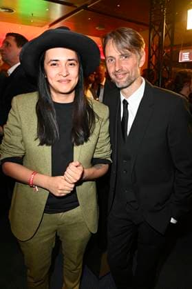 Diana Kinnert and Axel Schreiber at the award ceremony for the 31 B Z Kulturpreis 2025 at the Theater am Potsdamer Platz Berlin, 08 04 2025 Foto:xF.xKernx xFuturexImagex kulturpreis_5685