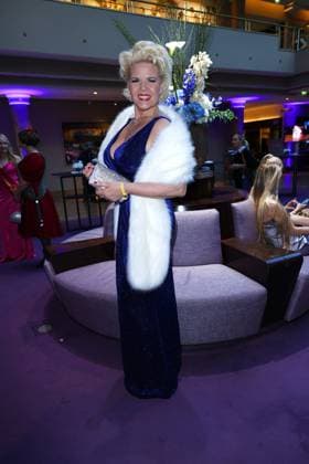 Nicole Muehle, the opera singer and soprano at The Blue Ball on 12 04 2025 at the Grand Elysee Hotel in Hamburg The Blue Ball 2025 in Hamburg