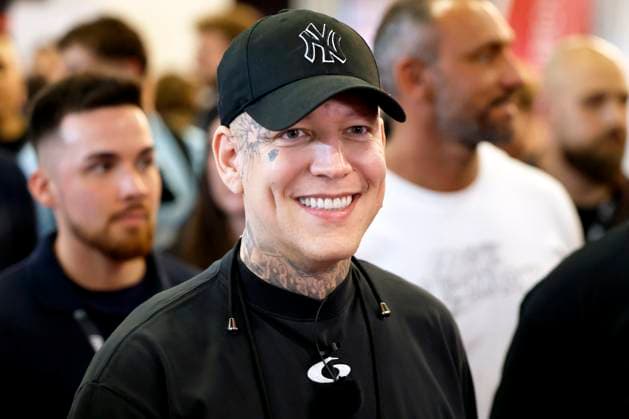 Streamer MontanaBlack Monte makes a surprising appearance at the leading international trade fair for fitness, wellness and health, as well as bodybuilding, weight training and martial arts FIBO 2025 at Koelnmesse Cologne, 13 04 2025 NRW Germany Copyright: xChristophxHardtx