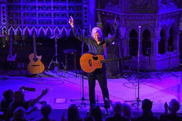 Justin Hayward performing at Union Chapel, Highbury and Islington, London LONDON, ENGLAND - SEPTEMBER 20: Justin Hayward performing at Union Chapel, Highbury and Islington, London on September 20, 2022 in England. EXCLUSIVE! SPECIAL FEES APPLY™! CAP MAR MAR Great Britain Copyright: xMartinxHarris CapitalxPicturesx