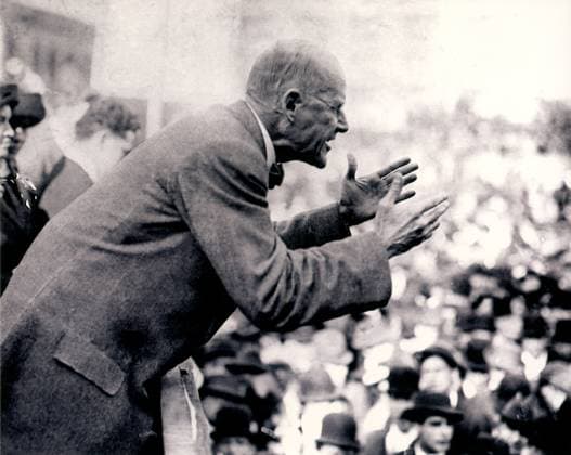 American Socialist: The Life and Times of Eugene Victor Debs (2017) - filmstill Eugene V. Debs speaking to a crowd during his famous Canton, Ohio speech in 1914 which landed him eventually in prison for sedition. American Socialist: The Life and Times of Eugene Victor Debs (2017) EDITORIAL USE ONLY Copyright: xCAP SFSx