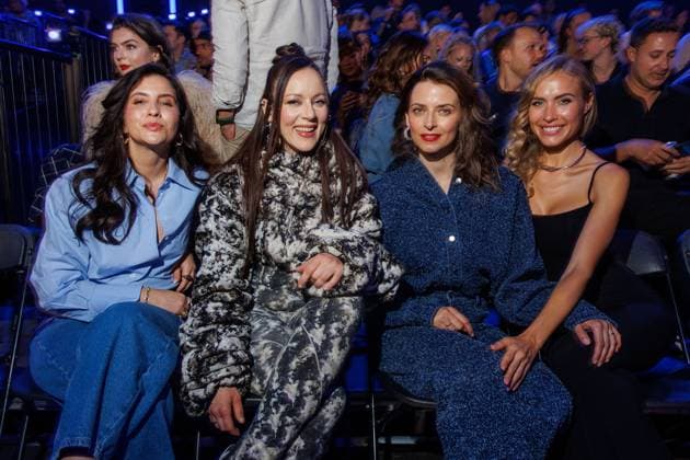 Fashion Show ABOUT YOU Fashionmania Chryssanthi Kavazi, Jasmin Wagner, Eva Padberg and Alena Gerber at the ABOUT YOU Fashionmania by AYFW at the Uber Eats Music Hall on 25 04 2025 in Berlin Copyright: xEventpressxKochanx