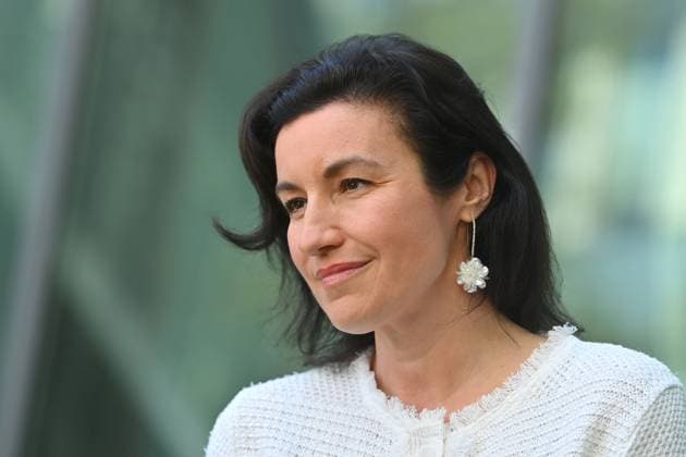 Dorothee BAER Federal Minister for Research and Space, single image, cropped single motif, portrait, portrait Announcement of the CSU Ministers of the Federal Government Press conference following the board meeting of the CSU Presidium at the CSU state leadership in Munich on 28 04 2025