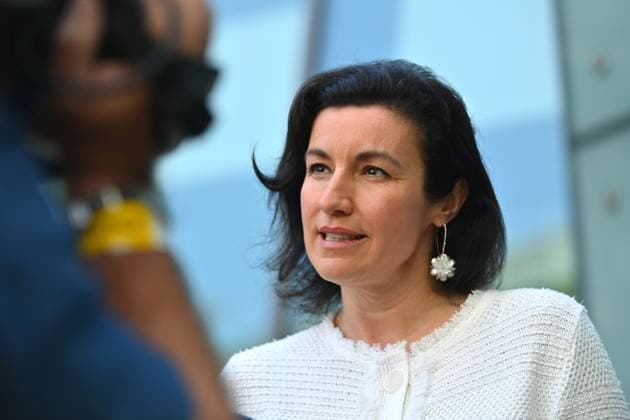 Dorothee BAER Federal Minister for Research and Space, single image, cropped single motif, portrait, portrait Announcement of the CSU Ministers of the Federal Government Press conference following the board meeting of the CSU Presidium at the CSU state leadership in Munich on 28 04 2025