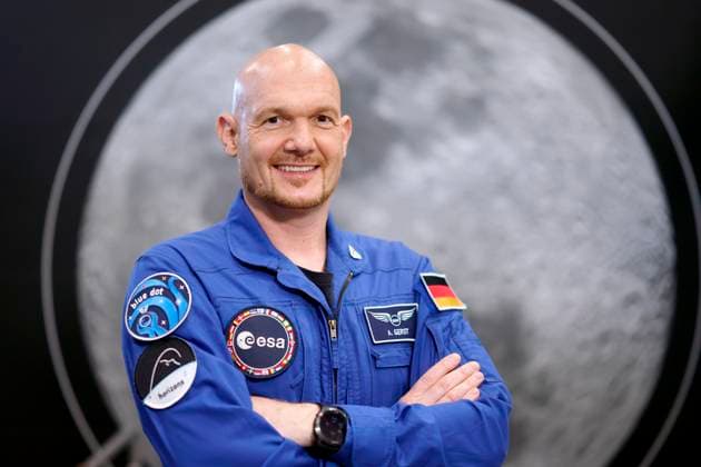 ESA astronaut Alexander Gerst at the first SpaceTech NRW space conference at the German Aerospace Center DLR Cologne, 30 04 2025 NRW Germany Copyright: xChristophxHardtx