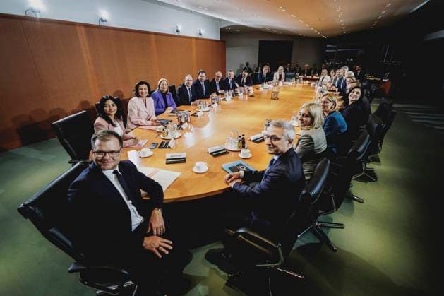 Cabinet, recorded during the constituent cabinet meeting in Berlin, 06 05 2025 Berlin Germany Copyright: xFlorianxGaertnerx