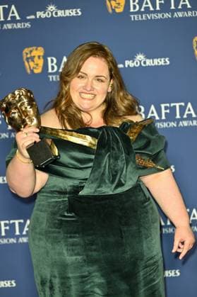 Bilder des Jahres 2025, Entertainment 05 Mai Entertainment Themen der Woche KW19 Entertainment Bilder des Tages BAFTA TV Awards, Winners, London, UK, 11 May 2025. London, UK, 11 May 2025. Jessica Gunning, winner of the Supporting Actress Award for Baby Reindeer , on the Winners Carpet at the BAFTA Television Awards with P&O Cruises at the Royal Festival Hall, London, UK., Credit:Lee Floyd Avalon UK, London, Royal Festival Hall Copyright: xLeexFloydx xAvalonx 0998023807