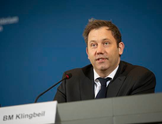 Lars Klingbeil EUR, Germany, Berlin, 15 05 2025 Press conference at the Federal Ministry of Finance Lars Klingbeil SPD , Federal Minister of Finance and Vice Chancellor explains himself to the press