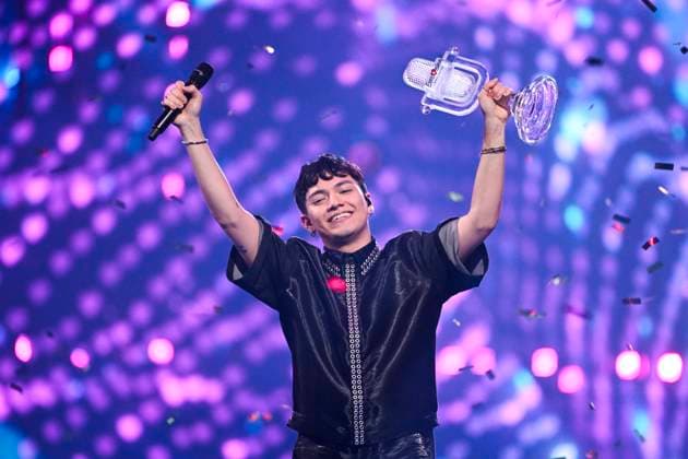 BASEL, SWITZERLAND 20250518 Austrias JJ with laten Wasted Love wins the 69th edition of the Eurovision Song Contest ESC in St Jakobshalle, in Basel, Switzerland, Saturday, May 17, 2025 BASEL SWITZERLAND x10070x  Copyright: xJessicaxGow TTx EUROVISION 2025 FINAL vMApO9USKME