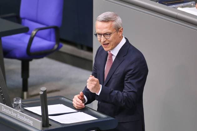 Berlin, Germany, 16 05 2025 German Bundestag 5 Bundestag session Digitalization Minister Karsten Wildberger, non-party, delivers a speech Copyright: xdtsxNachrichtenagenturx dts_67357