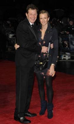 The Great Expectations closing night gala Jason Flemyng & guest The Great Expectations closing night gala, the 56th BFI London Film Festival, Odeon Leicster Square cinema, Leicester Square, London, England. October 21st, 2012 full length black suit white side print tights dress arms around waist CAP CAN Can Nguyen London UK Great Britain Copyright: xCanxNguyen CapitalxPicturesx