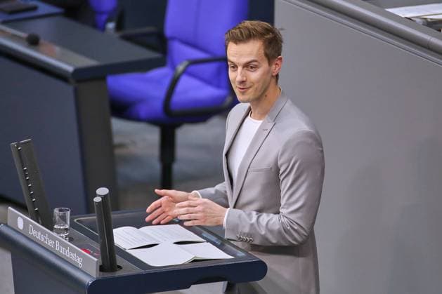 Berlin, Germany, 22 05 2025 German Bundestag 7 Bundestag session Matthias David Mieves, SPD Copyright: xdtsxNachrichtenagenturx dts_68532