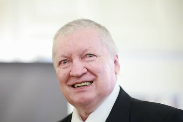 RUSSIA, MOSCOW - MAY 23, 2025: Chess grandmaster Anatoly Karpov attends the closing ceremony of the Karpov Cup 50 Years Later chess tournament, held at the Botvinnik Central House of Chess Player Moscow Russia  - ZUMAt113 20250523_zaa_t113_341 Copyright: xAlexanderxShcherbakx