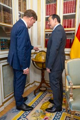 Johann Wadephul CDU , Federal Foreign Minister, travels to Madrid and Lisbon Here with the Foreign Minister of Spain, Jose Manuel Albares Bueno Madrid, 26 05 2025 Photographed on behalf of the Federal Foreign Office Madrid Spain Copyright: xThomasxImo AAx