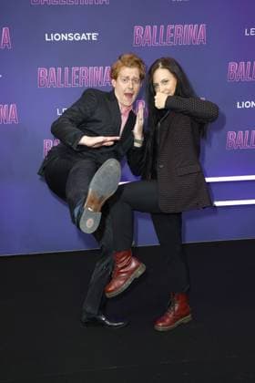 Johannes Heinrichs and Nadja Jo Klapper at the From The Word Of John Wick Ballerina movie premiere on 26 05 2025 in Berlin John Wick Ballerina movie premiere in Berlin
