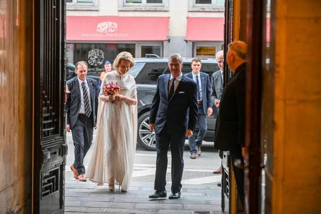 Belgian Royals - Queen Elisabeth Competition Brussels, Belgium. 26 may 2025 : Their Majesties Queen Mathilde and King Philippe during a concert of the Queen Elisabeth Competition in the Bozar of Brussels. Credit : F.Andrieu Agencepeps CC . Brussels Belgium  Copyright: xContentxCurationx F.Andrieu Agencepeps CCx