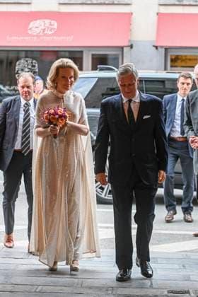 Belgian Royals - Queen Elisabeth Competition Brussels, Belgium. 26 may 2025 : Their Majesties Queen Mathilde and King Philippe during a concert of the Queen Elisabeth Competition in the Bozar of Brussels. Credit : F.Andrieu Agencepeps CC . Brussels Belgium  Copyright: xContentxCurationx F.Andrieu Agencepeps CCx