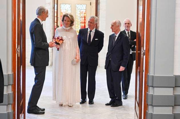 Belgian Royals - Queen Elisabeth Competition Brussels, Belgium. 26 may 2025 : Their Majesties Queen Mathilde and King Philippe during a concert of the Queen Elisabeth Competition in the Bozar of Brussels. Credit : F.Andrieu Agencepeps CC . Brussels Belgium  Copyright: xContentxCurationx F.Andrieu Agencepeps CCx