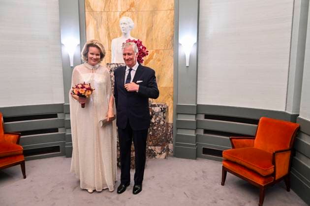 Belgian Royals - Queen Elisabeth Competition Brussels, Belgium. 26 may 2025 : Their Majesties Queen Mathilde and King Philippe during a concert of the Queen Elisabeth Competition in the Bozar of Brussels. Credit : F.Andrieu Agencepeps CC . Brussels Belgium  Copyright: xContentxCurationx F.Andrieu Agencepeps CCx
