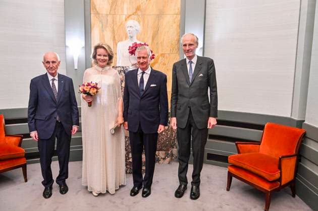 Belgian Royals - Queen Elisabeth Competition Brussels, Belgium. 26 may 2025 : Their Majesties Queen Mathilde and King Philippe during a concert of the Queen Elisabeth Competition in the Bozar of Brussels. Credit : F.Andrieu Agencepeps CC . Brussels Belgium  Copyright: xContentxCurationx F.Andrieu Agencepeps CCx