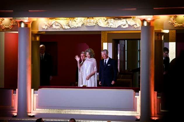 Belgian Royals - Queen Elisabeth Competition Brussels, Belgium. 26 may 2025 : Their Majesties Queen Mathilde and King Philippe during a concert of the Queen Elisabeth Competition in the Bozar of Brussels. Credit : F.Andrieu Agencepeps CC . Brussels Belgium  Copyright: xContentxCurationx F.Andrieu Agencepeps CCx