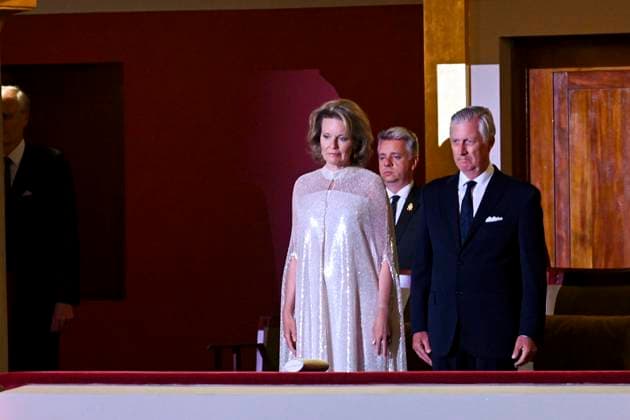 Belgian Royals - Queen Elisabeth Competition Brussels, Belgium. 26 may 2025 : Their Majesties Queen Mathilde and King Philippe during a concert of the Queen Elisabeth Competition in the Bozar of Brussels. Credit : F.Andrieu Agencepeps CC . Brussels Belgium  Copyright: xContentxCurationx F.Andrieu Agencepeps CCx