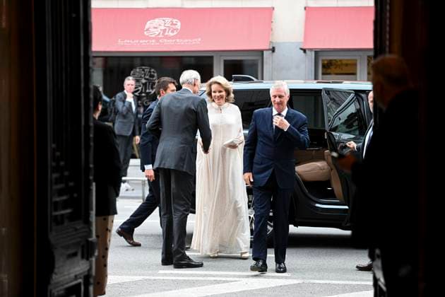 Belgian Royals - Queen Elisabeth Competition Brussels, Belgium. 26 may 2025 : Their Majesties Queen Mathilde and King Philippe during a concert of the Queen Elisabeth Competition in the Bozar of Brussels. Credit : F.Andrieu Agencepeps CC . Brussels Belgium  Copyright: xContentxCurationx F.Andrieu Agencepeps CCx