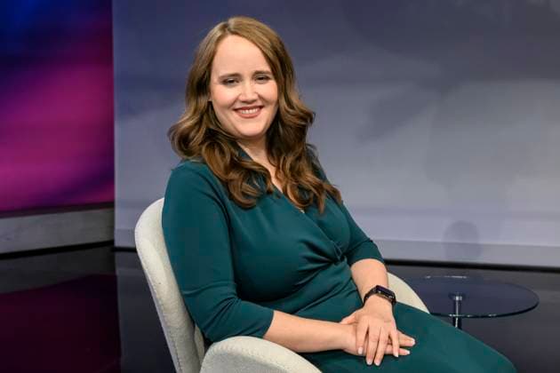 GER, Berlin, Studio, guest at maischberger, Polittalk, TV, format, with presenter Sandra Maischberger, Das Erste, from Adlershof at Studio 20, in the picture from l Ricarda Lang, B˜90 Greens former party chairwoman 27 05 2025, Copyright: HMBxMedia UwexKoch