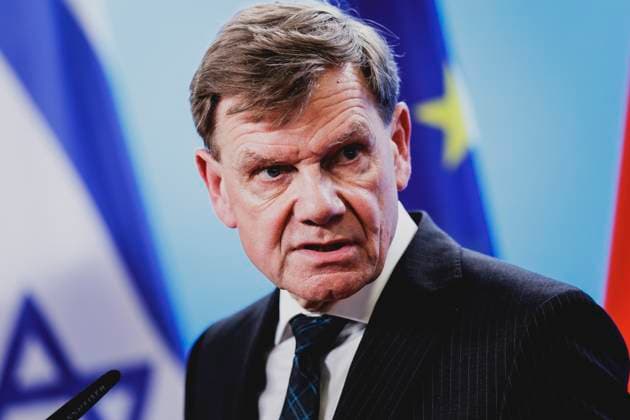 Johann Wadephul CDU , Federal Foreign Minister, photographed during a press conference together with his Israeli counterpart not in the picture in Berlin, 05 06 2025 Photographed on behalf of the Federal Foreign Office Berlin Germany Copyright: xFlorianxGaertner AAx