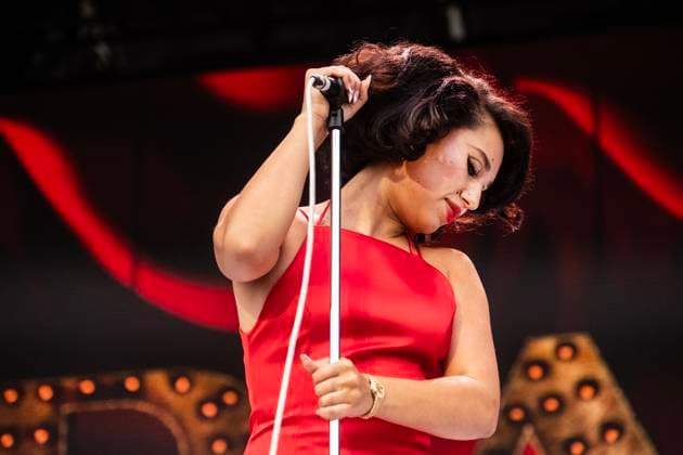 NorthSide Festival 2025 British singer Raye performs at NorthSide Festival in Aarhus Thursday, June 5, 2025 , Aarhus Denmark  Copyright: HellexArensbak HellexArensbakx spdk20250605-200856-L