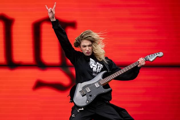 Nuerburg GER, Rock am Ring 2025 Day 3, Festival, 08 06 2025 Daniela Villarreal Velez from The Warning GER, Rock am Ring 2025 Day 3, Festival, 08 06 2025 Copyright: xEibner-Pressefoto DanielxREINELTx EP_DRT