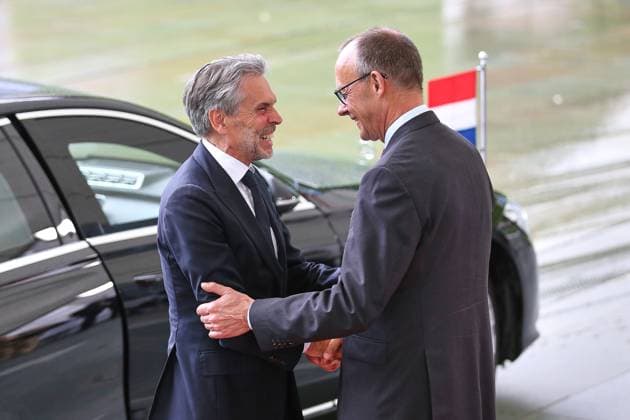 Berlin, Germany, 10 06 2025 Federal Chancellery Visit by Dutch Prime Minister Dick Schoof and Federal Chancellor Friedrich Merz CDU Copyright: xdtsxNachrichtenagenturx dts_70829