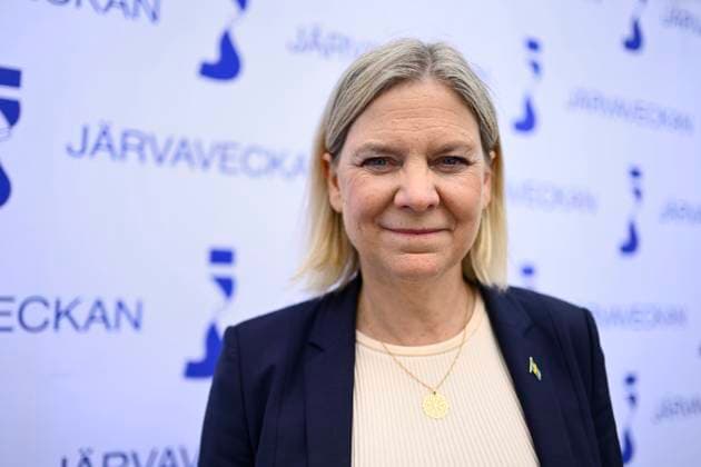 STOCKHOLM, SWEDEN 20250611 Social Democrats party leader Magdalena Andersson S during Järvaveckan at Spanga IP on Wednesday STOCKHOLM SWEDEN x12046x  Copyright: xOscarxOlsson TTx JÄRVAVECKAN 2025 BMqLrj5tuFY