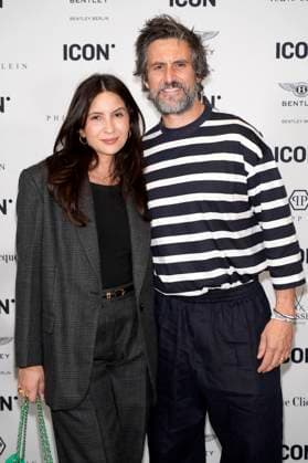 Chryssanthi Kavazi with husband Tom Beck at the ICON Summer in the City Dinner at the Manon Brasserie Nouvelle in the Hotel Roomers Berlin, 11 06 2025 Foto:xT.xBartillax xFuturexImagex icon_5727
