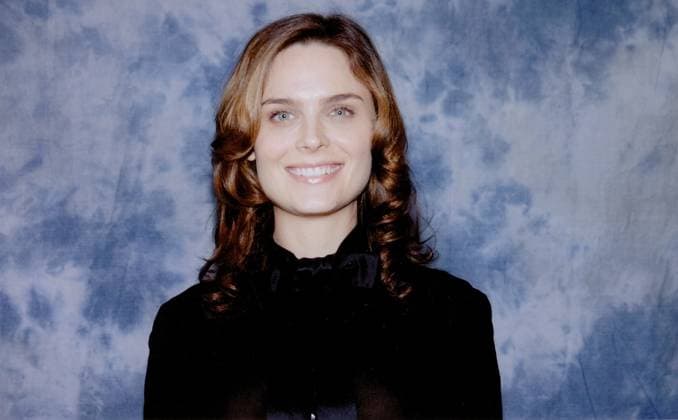 Retro celebrity portraits - Emily Deschanel, at a press conference event, circa 2000s. File reference 34888-412RCP Hollywood CA USA  Copyright: xH.F.P.A. THAx 34888412RCP