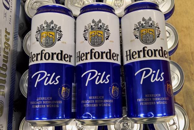 Herforder Pils in a can Herforder Brauerei GmbH is a brewery based in the East Westphalian municipality of Hiddenhausen In terms of beer output, the company was one of the largest private breweries in Germany in the 1980s and is the largest brewery in East Westphalia alongside the Ernst