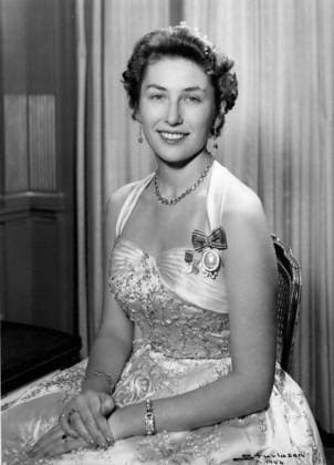 Heirs Heiress Members of Royal Family Celebrities 2 May 1956 Oslo, 2 May 1956 it were New pictures from their Royal Highness Princess Astrid from Norway in Skaugum , the Residence their Royal Highness Crown Prince Olav, included  Copyright: xUnitedxArchivesx xkpaxKeystonex 19560502_baf_k09_002