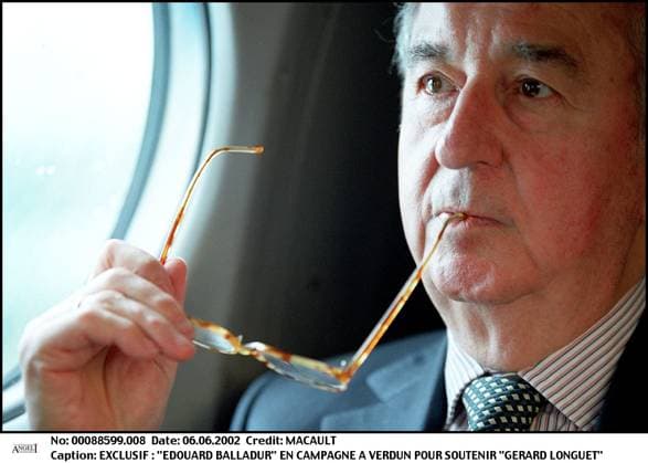 EXKLUSIV EDOUARD BALLADUR IN Kampagne A VERDUN für stützen GERARD LONGUET Porträt  Copyright: xJEANxLOUISxMACAULTx xBESTIMAGExJEANxLOUISxMACAULTx xBESTIMAGEx