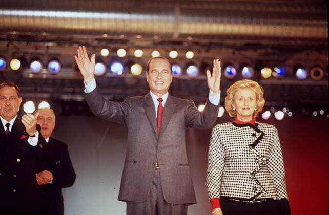 Archiv JACQUES CHIRAC mit BERNADETTE Au FONDS CHARLES PASQUA LORS VON KONGRESS AUSSERORDENTLICH VON RPR Frankreich  Copyright: xAGENCEx xBESTIMAGExAGENCEx xBESTIMAGEx