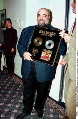 DEMIS ROUSSOS A RECU der DISK D Gold Au MIDEM 1995 für sie EXEMPLARE VERKAUFT IN Europa voll Fuß  Copyright: xDOMINIQUExJACOVIDESx xBESTIMAGExDOMINIQUExJACOVIDESx xBESTIMAGEx