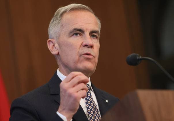 June 19, 2025, Ottawa, On, Canada: Prime Minister Mark Carney speaks at a press conference on Parliament Hill in Ottawa, on Thursday, June 19, 2025. Ottawa Canada  - ZUMAc35_ 20250619_zaf_c35_009 Copyright: xPatrickxDoylex